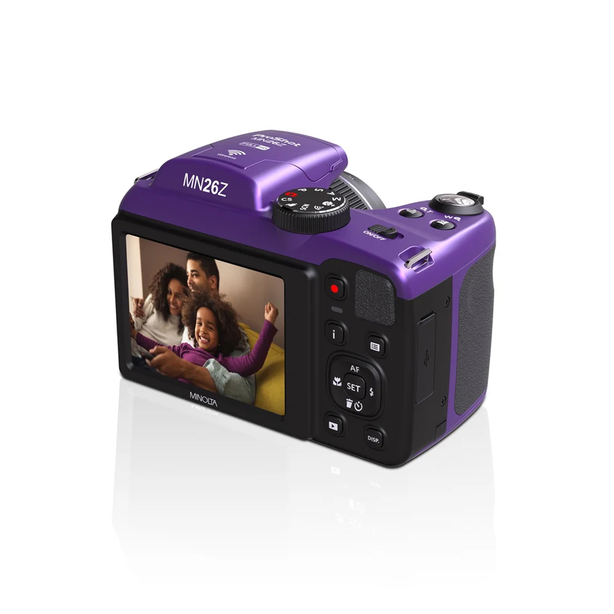 Minolta MN26Z 20MP 26X Optical Zoom Wi-Fi Bridge Camera - TSC.ca