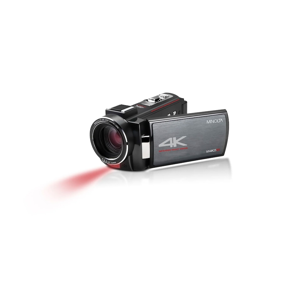 Image 711970_ALTMORE1.jpg, Product 711-970 / Price $204.31, Minolta MN4K25NV 4K UHD IR Night Vision Camcorder from Minolta on TSC.ca's Electronics department