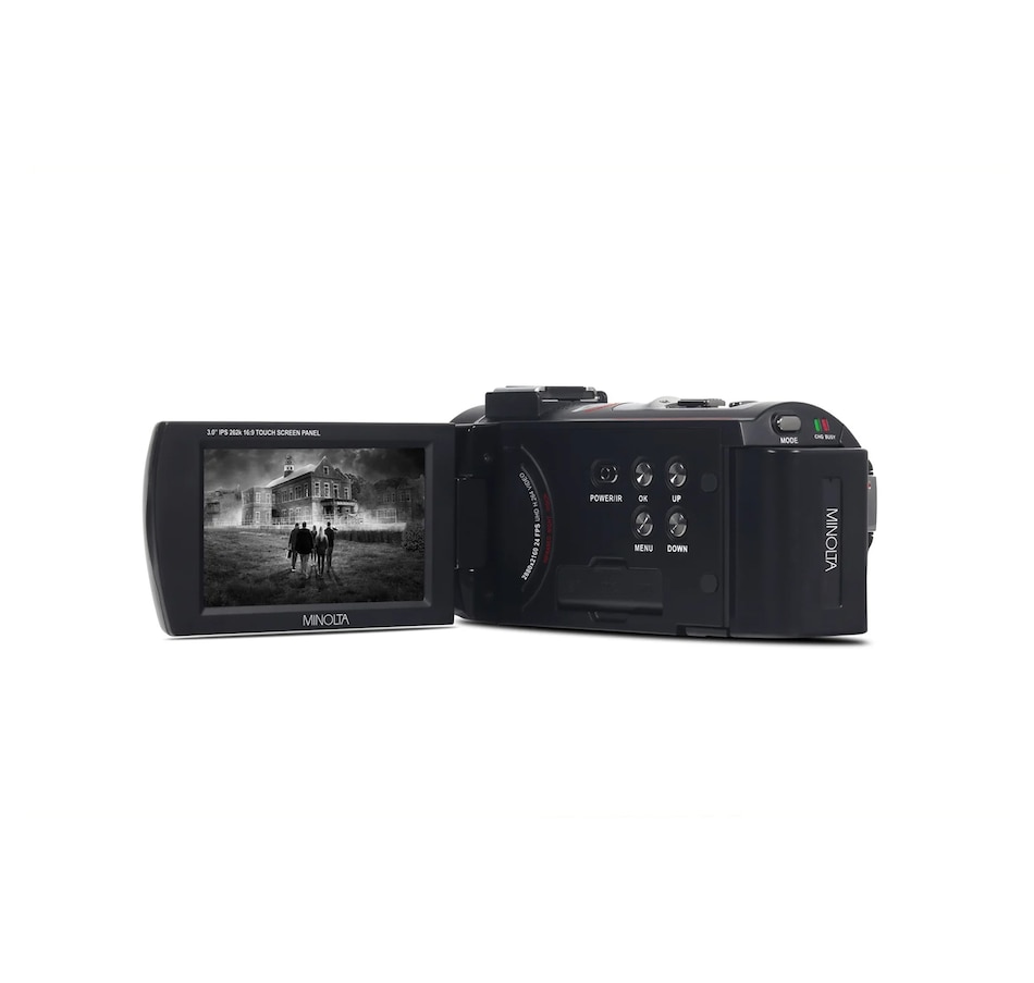 Image 711970_ALTMORE5.jpg, Product 711-970 / Price $204.31, Minolta MN4K25NV 4K UHD IR Night Vision Camcorder from Minolta on TSC.ca's Electronics department