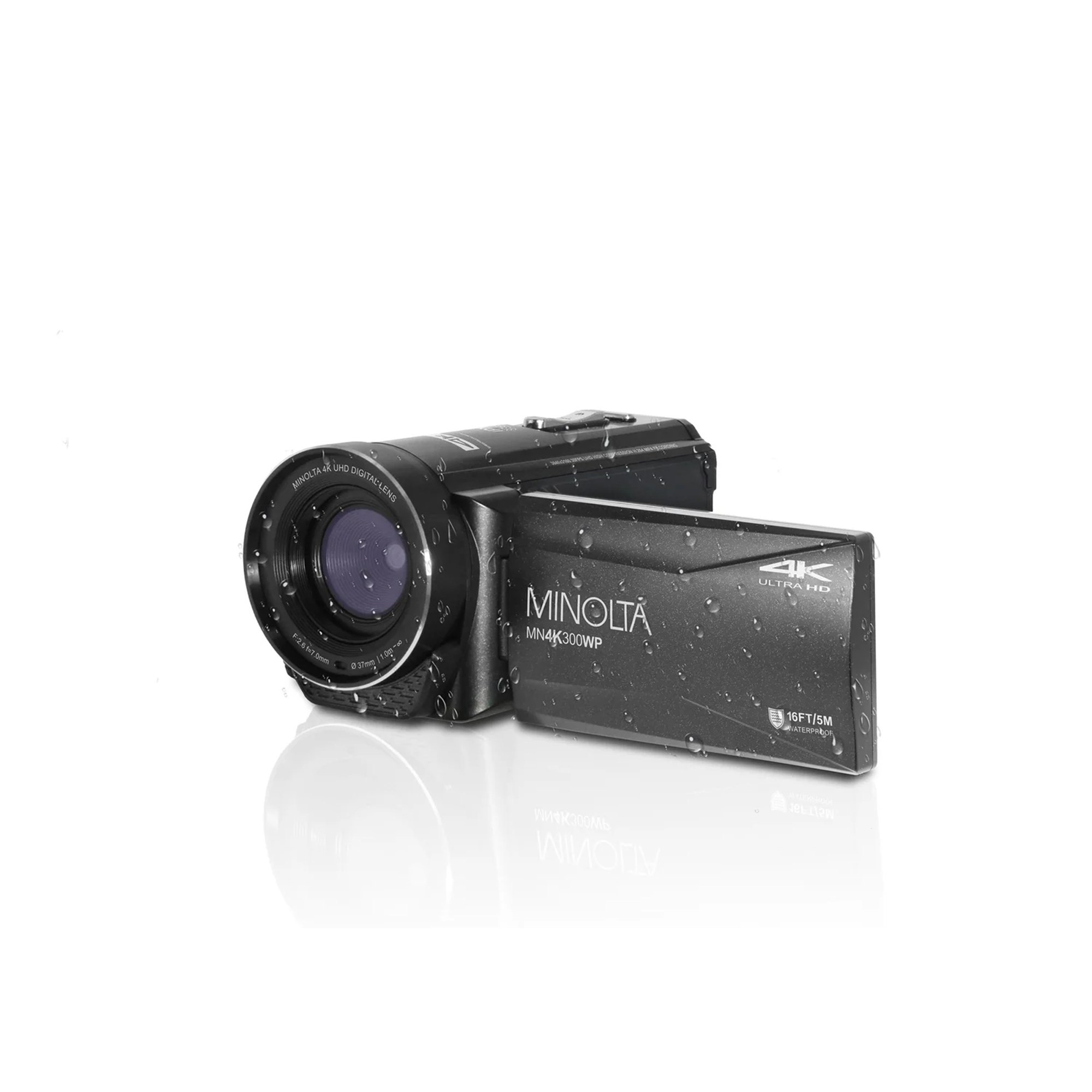 Minolta MN4K300WP 4K UHD/56-MP Waterproof Camcorder - TSC.ca