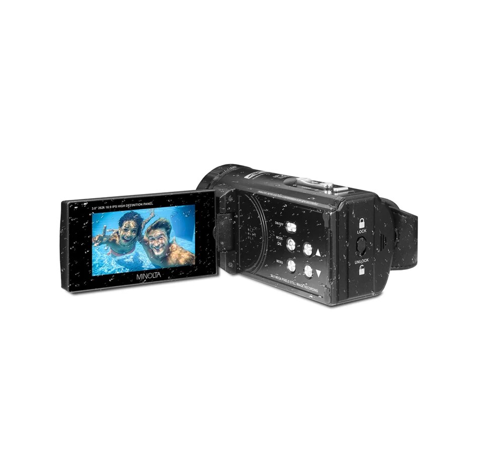 Image 711971_ALTMORE10.jpg, Product 711-971 / Price $309.99, Minolta MN4K300WP 4K UHD/56-MP Waterproof Camcorder from Minolta on TSC.ca's Electronics department