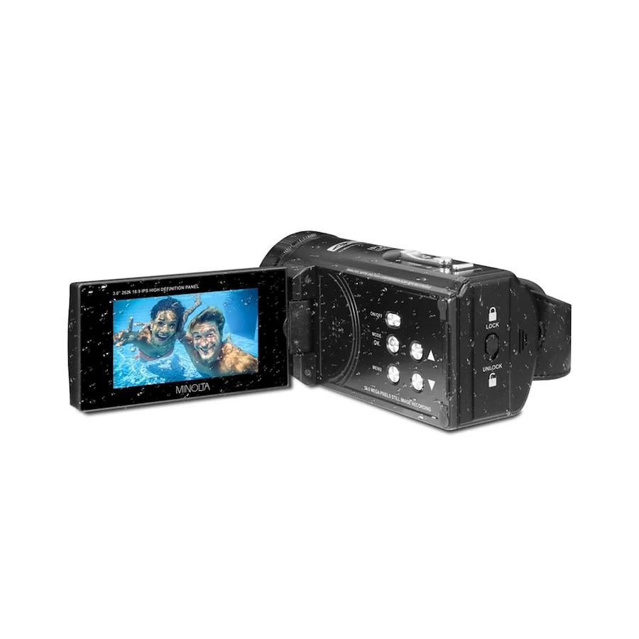 Image 711971_ALTMORE10.jpg, Product 711-971 / Price $309.99, Minolta MN4K300WP 4K UHD/56-MP Waterproof Camcorder from Minolta on TSC.ca's Electronics department