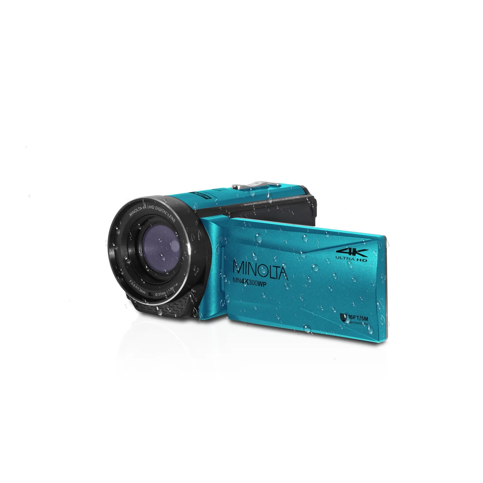 4K Waterproof Camcorder 本体 Minolta Waterproof Camcorder – 4K Ultra HD Video, 56MP Photos, 18X