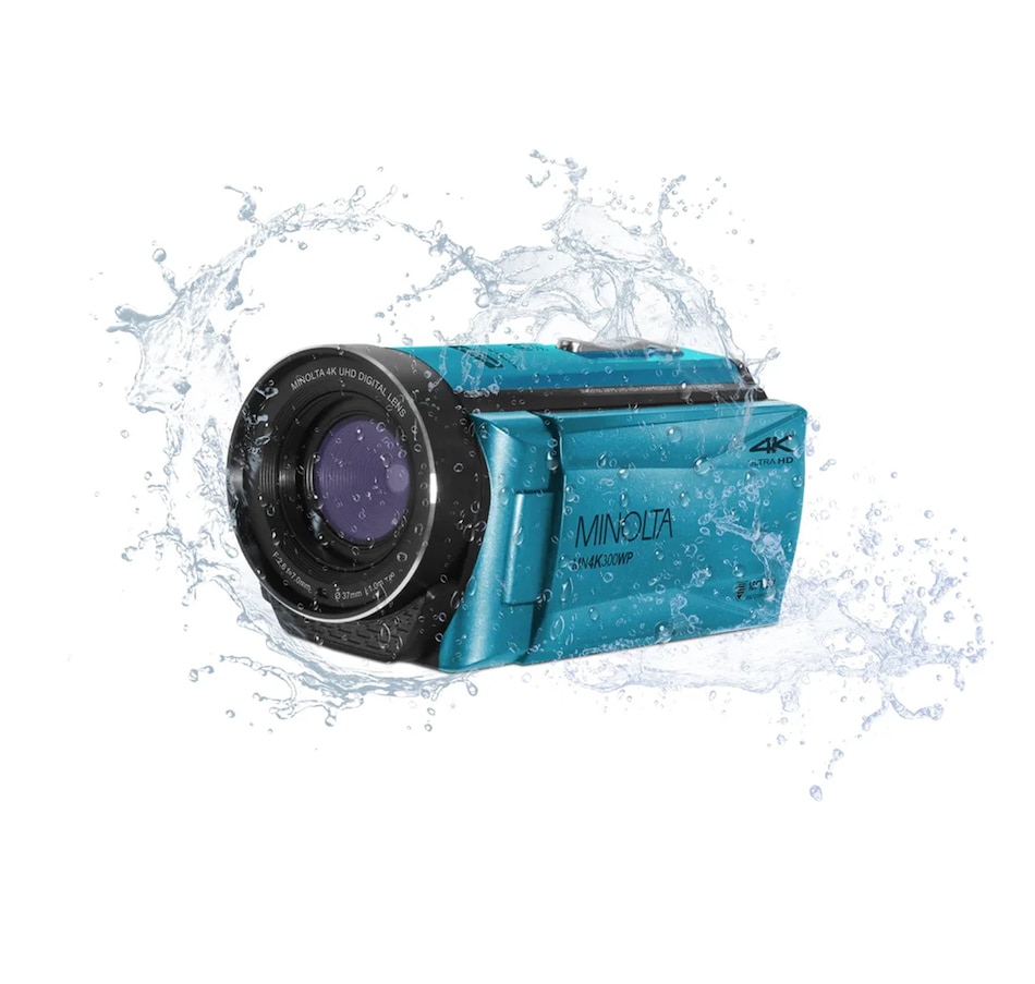 Image 711971_ALTMORE16.jpg, Product 711-971 / Price $309.99, Minolta MN4K300WP 4K UHD/56-MP Waterproof Camcorder from Minolta on TSC.ca's Electronics department