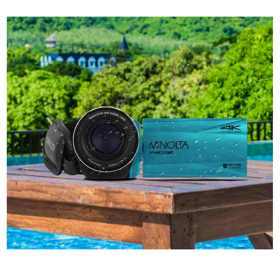 Image 711971_ALTMORE18.jpg, Product 711-971 / Price $309.99, Minolta MN4K300WP 4K UHD/56-MP Waterproof Camcorder from Minolta on TSC.ca's Electronics department
