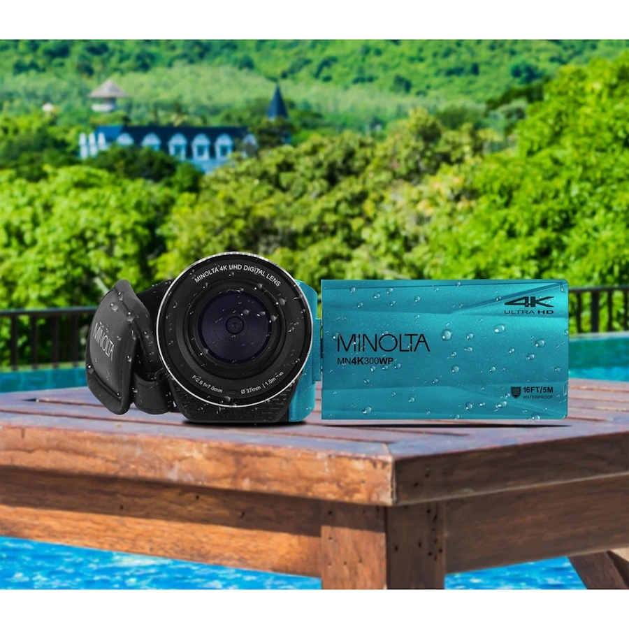Image 711971_ALTMORE18.jpg, Product 711-971 / Price $309.99, Minolta MN4K300WP 4K UHD/56-MP Waterproof Camcorder from Minolta on TSC.ca's Electronics department