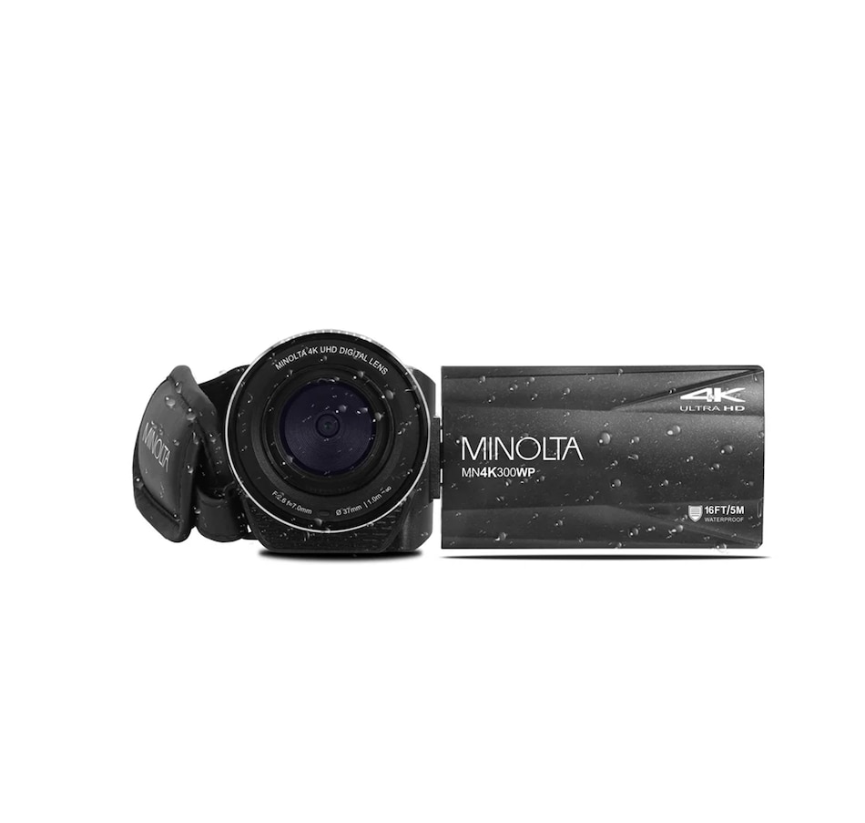 Image 711971_ALTMORE5.jpg, Product 711-971 / Price $309.99, Minolta MN4K300WP 4K UHD/56-MP Waterproof Camcorder from Minolta on TSC.ca's Electronics department