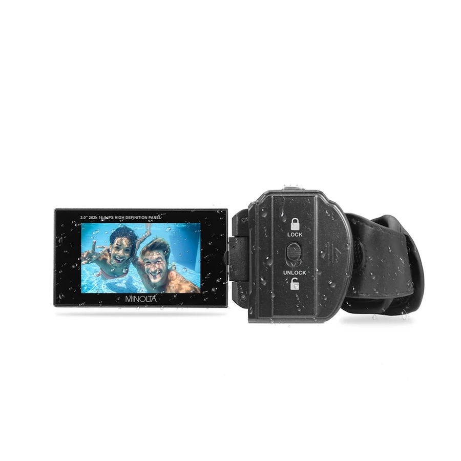 Image 711971_ALTMORE8.jpg, Product 711-971 / Price $309.99, Minolta MN4K300WP 4K UHD/56-MP Waterproof Camcorder from Minolta on TSC.ca's Electronics department