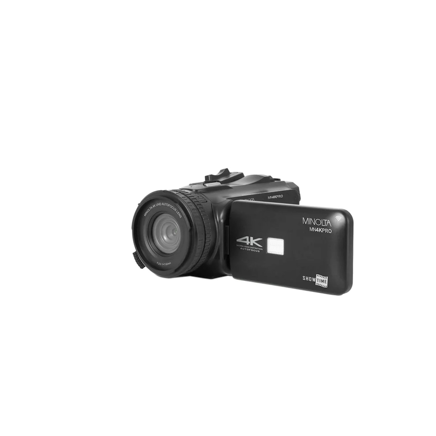 Image 711972_ALTMORE11.jpg, Product 711-972 / Price $359.99, Minolta MN4KPRO 4K 60 fps UHD/64-MP Autofocus Pro Camcorder Kit with Wi-Fi from Minolta on TSC.ca's Electronics department