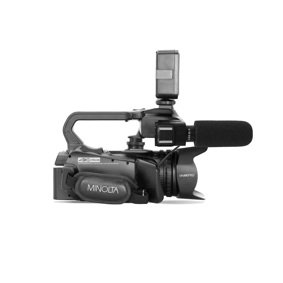 Image 711972_ALTMORE9.jpg, Product 711-972 / Price $359.99, Minolta MN4KPRO 4K 60 fps UHD/64-MP Autofocus Pro Camcorder Kit with Wi-Fi from Minolta on TSC.ca's Electronics department