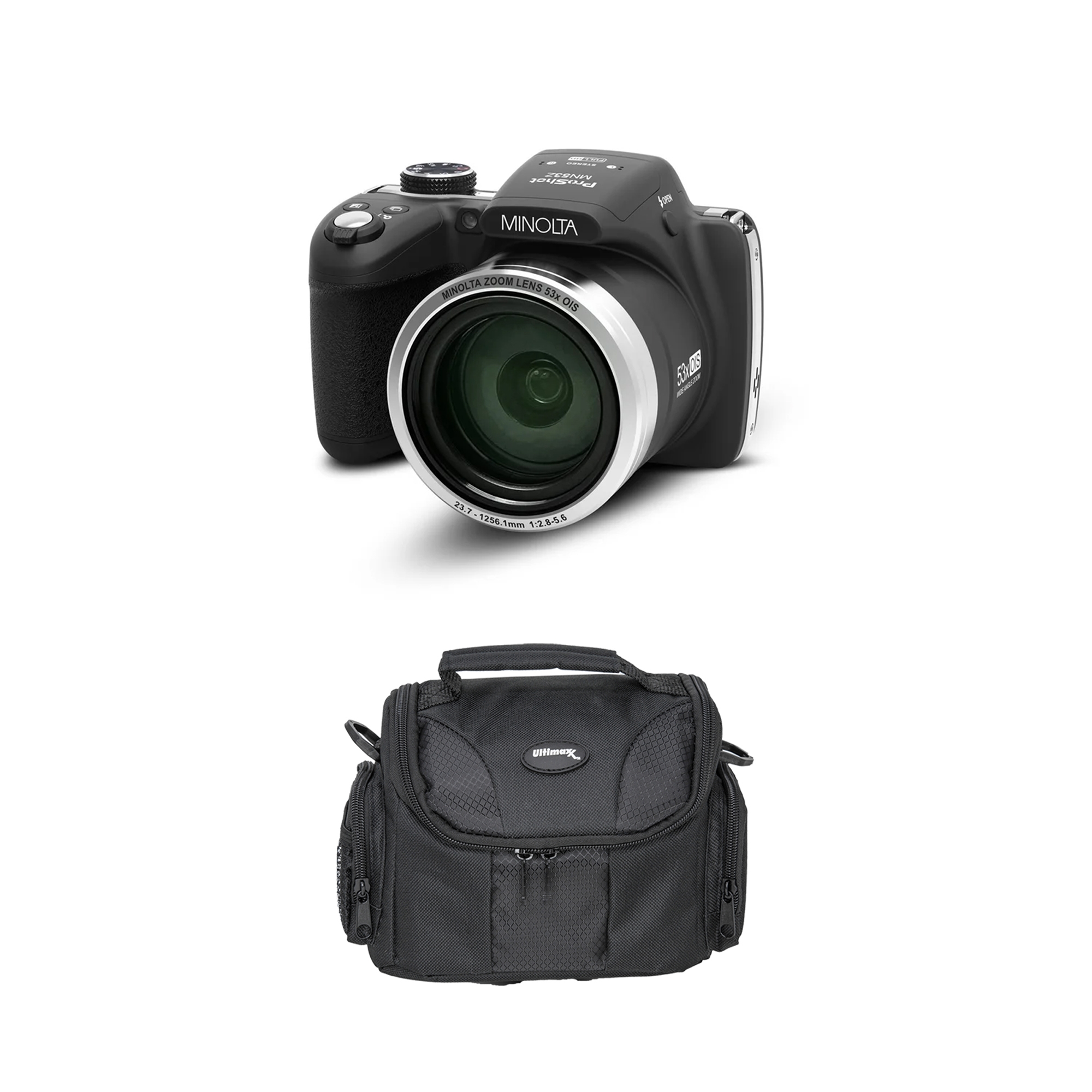 Minolta MN53Z 16-MP 53x Optical Zoom Wi-Fi Bridge Camera - TSC.ca