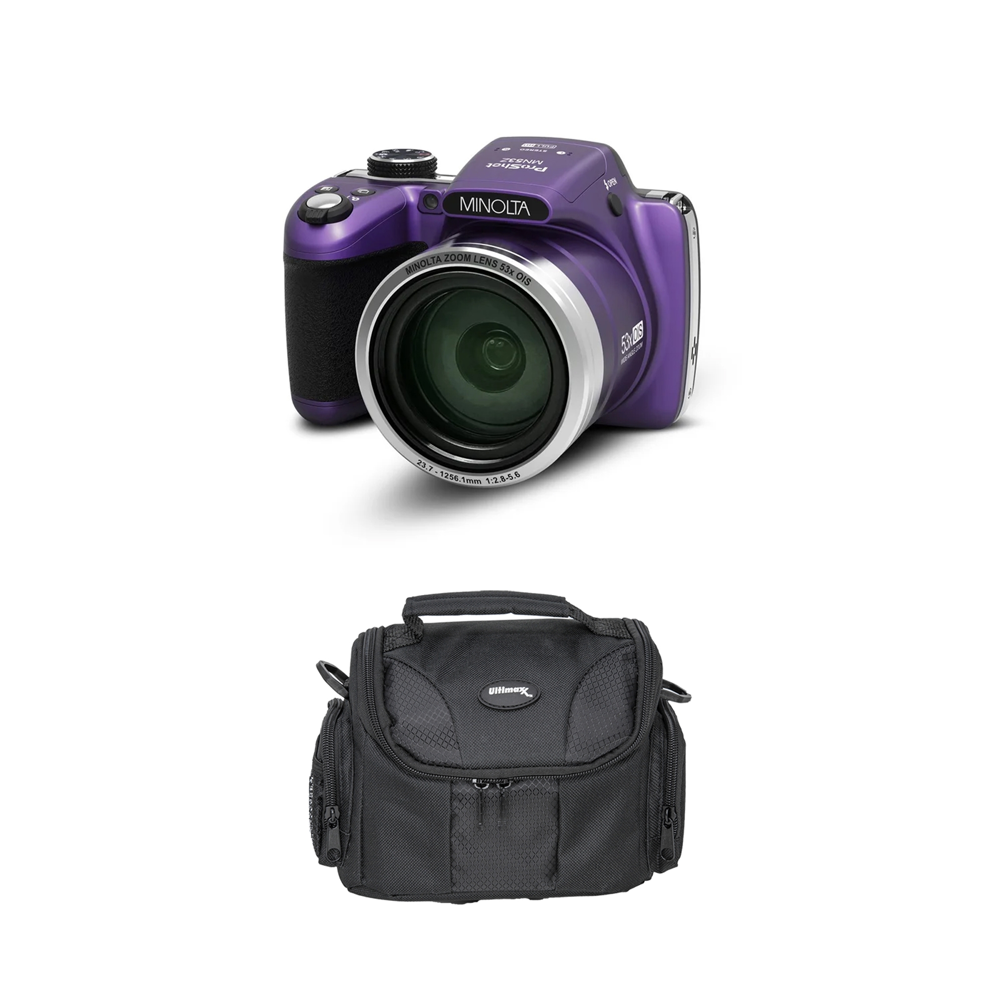 Minolta MN53Z 16-MP 53x Optical Zoom Wi-Fi Bridge Camera - TSC.ca