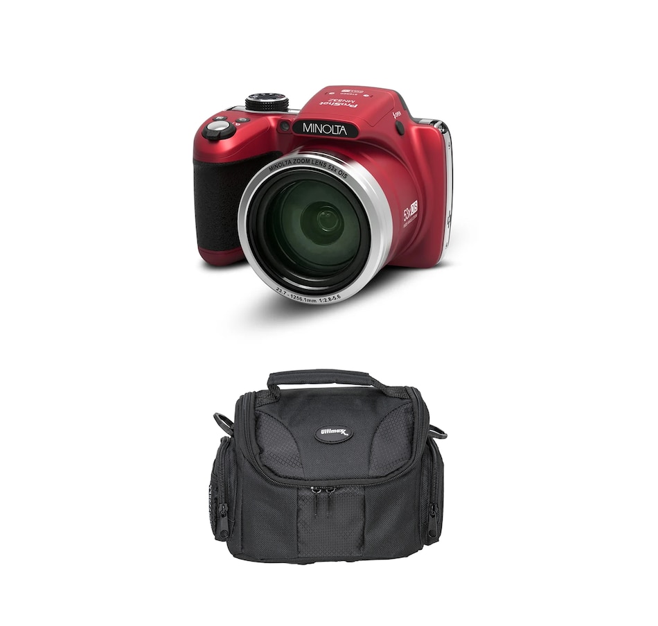 Image 711973_RED.jpg, Product 711-973 / Price $429.99, Minolta MN53Z 16-MP 53x Optical Zoom Wi-Fi Bridge Camera from Minolta on TSC.ca's Electronics department