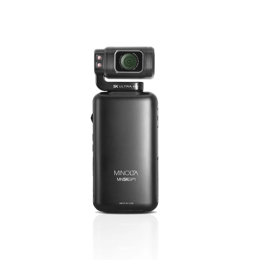 Image 711974_ALTMORE17.jpg, Product 711-974 / Price $589.99, Minolta MN5KGP1 5K UHD/20 MP Handheld Pocket Camcorder with Motorized Tilting Lens Head from Minolta on TSC.ca's Electronics department