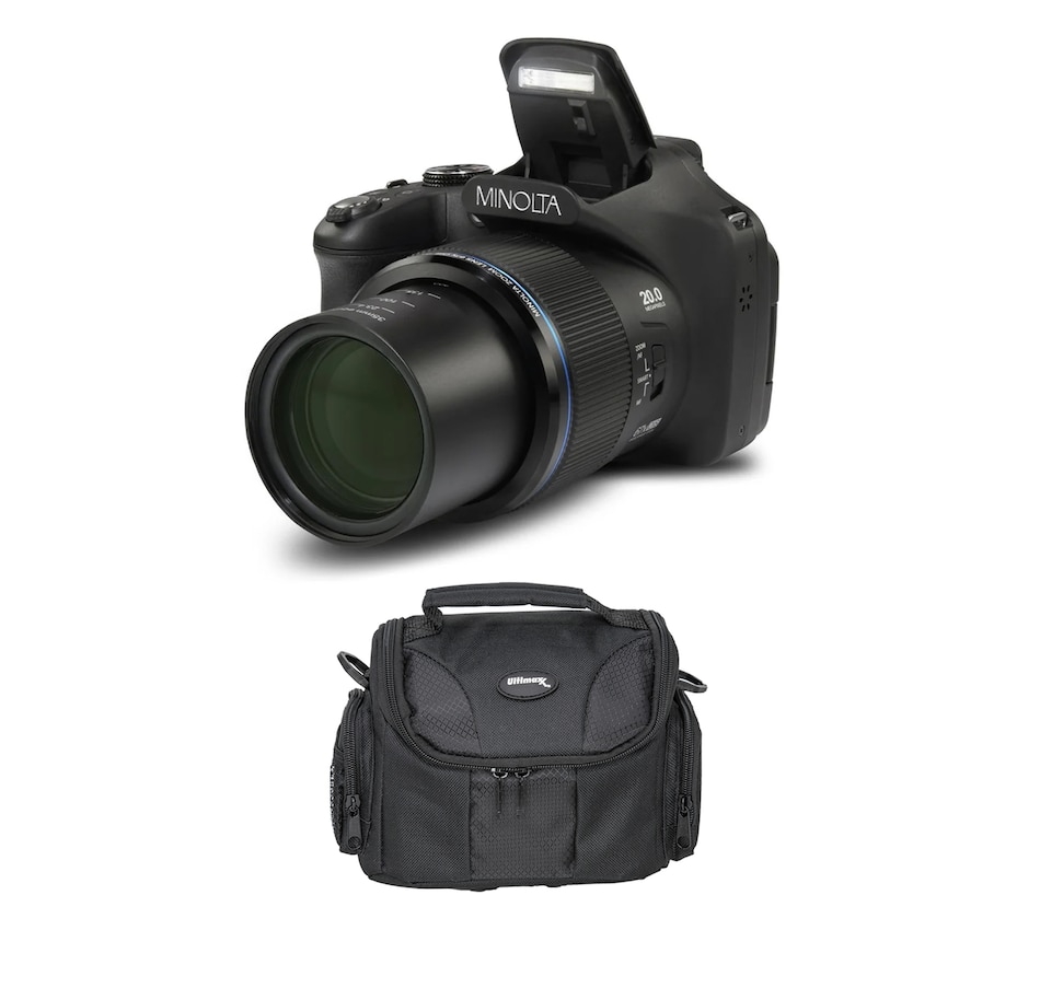 Image 711975_BLK.jpg, Product 711-975 / Price $550.36, Minolta MN67Z 20-MP 67x Optical Zoom Wi-Fi Bridge Camera from Minolta on TSC.ca's Electronics department