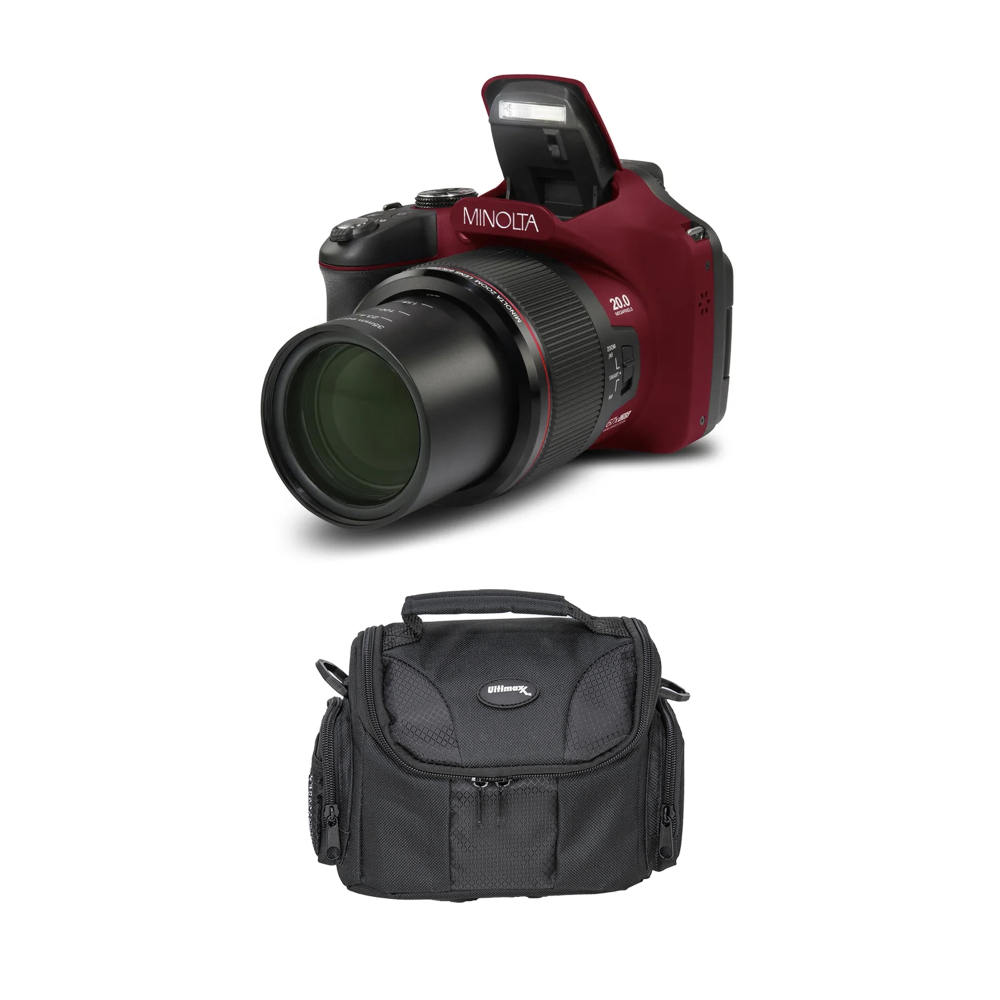 Minolta MN67Z 20-MP 67x Optical Zoom Wi-Fi Bridge Camera - TSC.ca