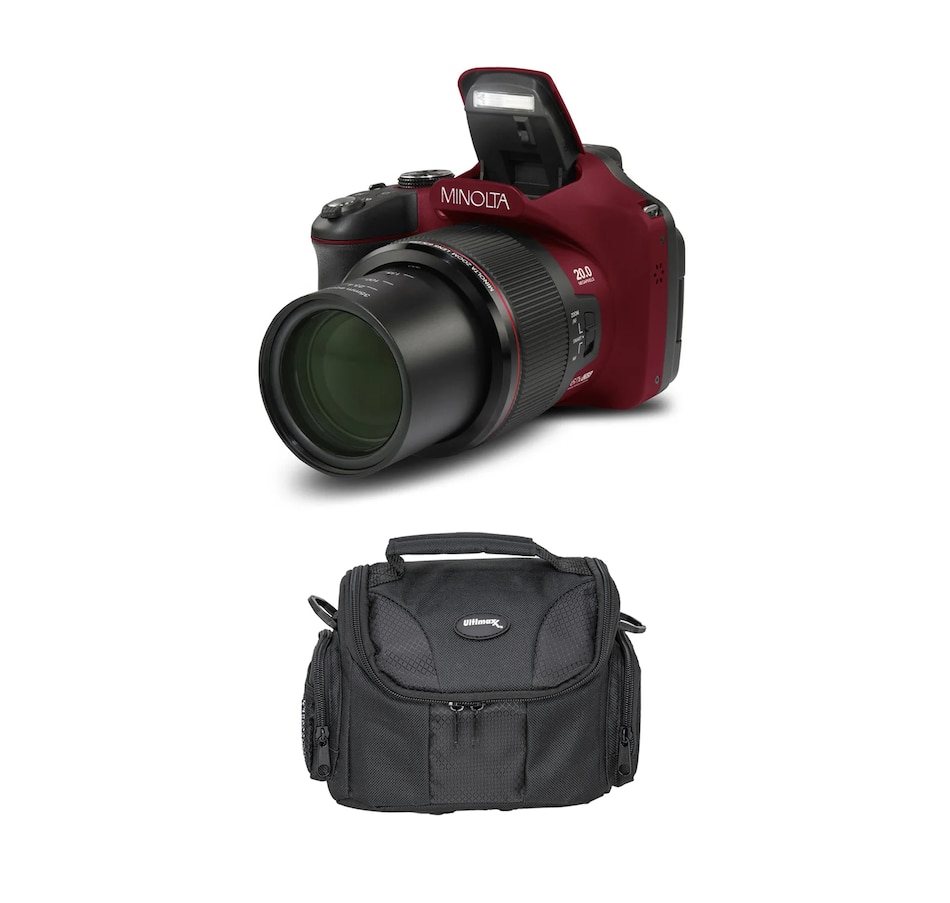 Image 711975_RED.jpg, Product 711-975 / Price $550.36, Minolta MN67Z 20-MP 67x Optical Zoom Wi-Fi Bridge Camera from Minolta on TSC.ca's Electronics department