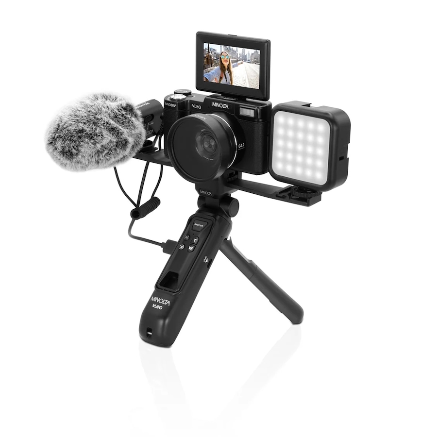 Image 711979.jpg, Product 711-979 / Price $279.99, Minolta MND60V 64 MP/4K UHD Vlogging and Content Creator Kit from Minolta on TSC.ca's Electronics department