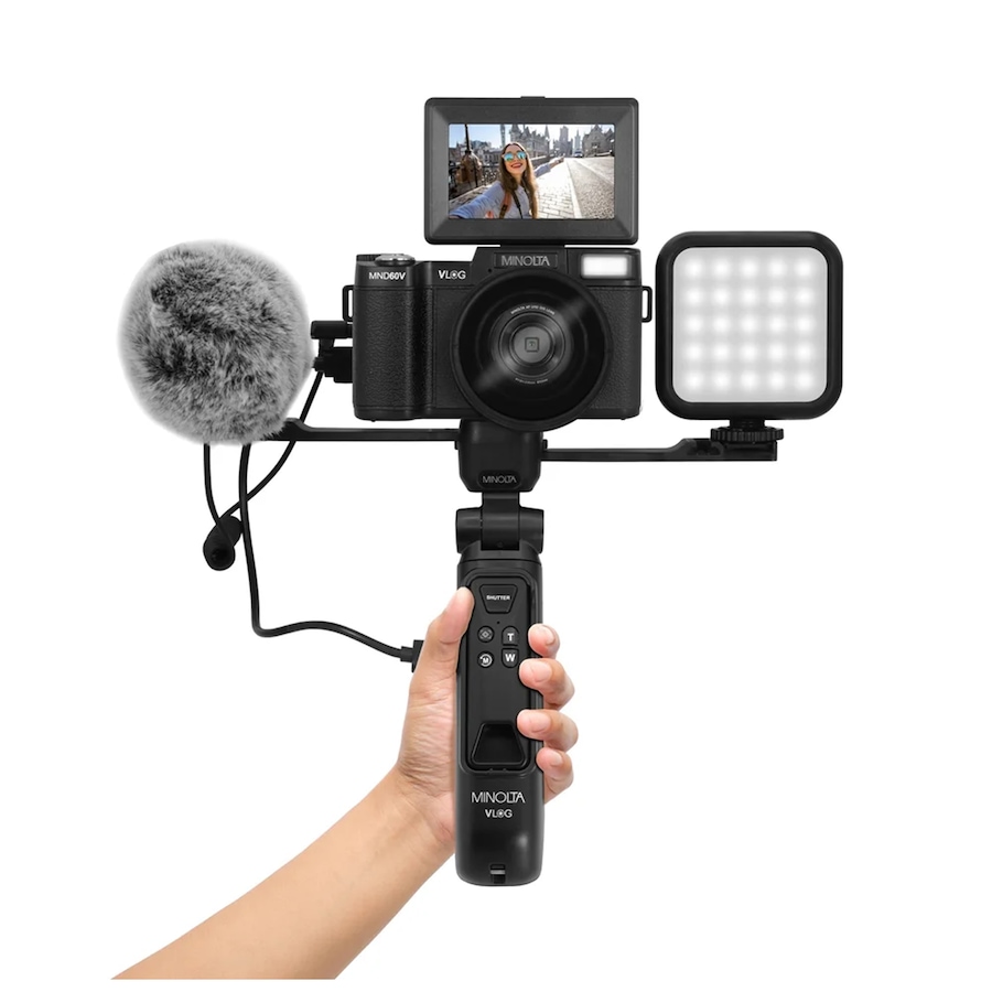 Image 711979_ALTMORE10.jpg, Product 711-979 / Price $279.99, Minolta MND60V 64 MP/4K UHD Vlogging and Content Creator Kit from Minolta on TSC.ca's Electronics department
