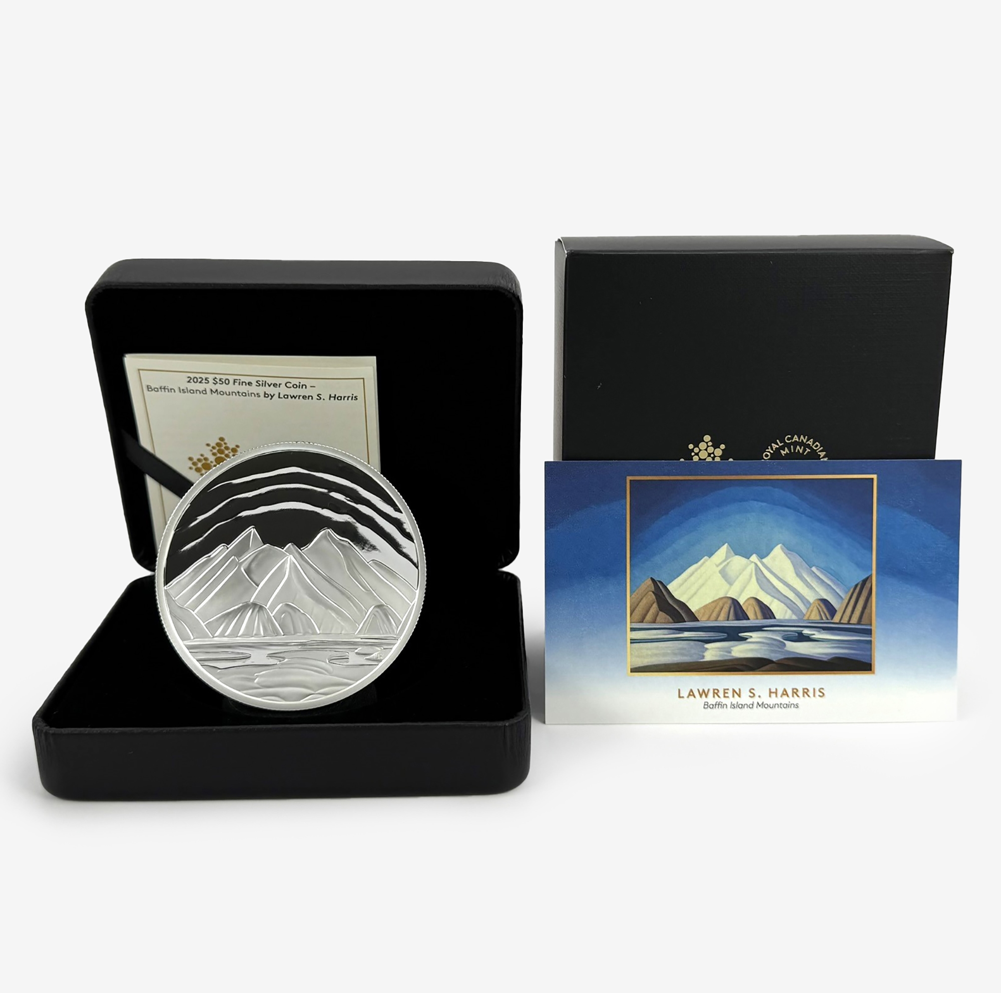 2025 $50 Fine Silver Baffin Island Mountains by Lawren S. Harris