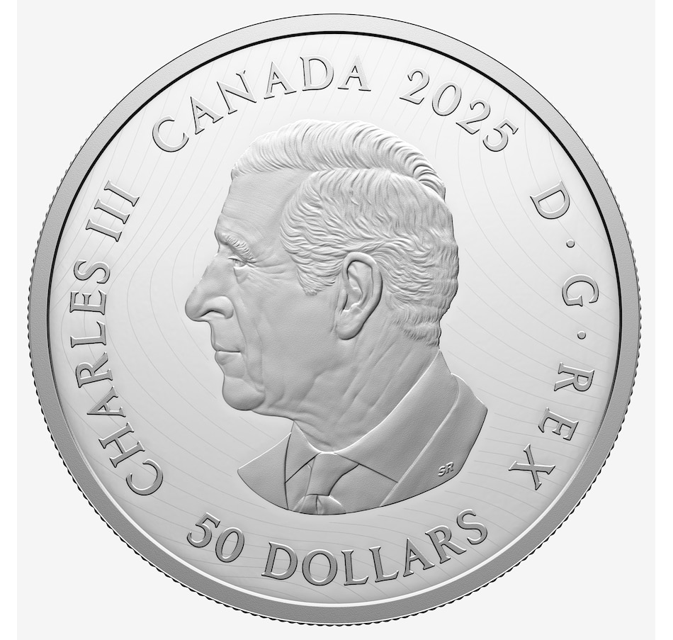 Image 711986_ALTMORE2.jpg, Product 711-986 / Price $799.95, 2025 $50 Fine Silver Baffin Island Mountains by Lawren S. Harris from Royal Canadian Mint (RCM) on TSC.ca's Coins department