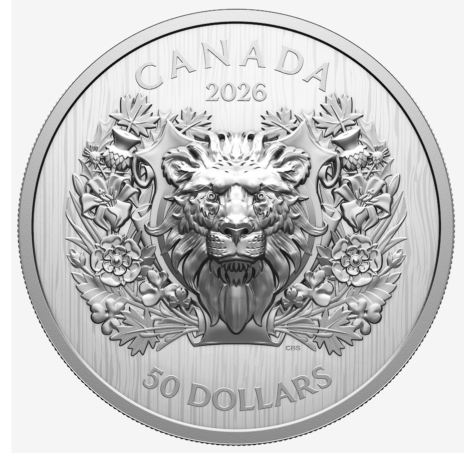 Image 711989_ALTMORE1.jpg, Product 711-989 / Price $679.95, 2026 $50 Heraldic Lion Fine Silver Coin from Royal Canadian Mint (RCM) on TSC.ca's Coins department