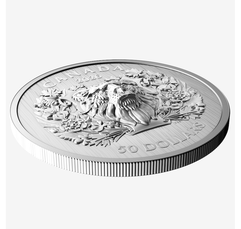 Image 711989_ALTMORE6.jpg, Product 711-989 / Price $679.95, 2026 $50 Heraldic Lion Fine Silver Coin from Royal Canadian Mint (RCM) on TSC.ca's Coins department