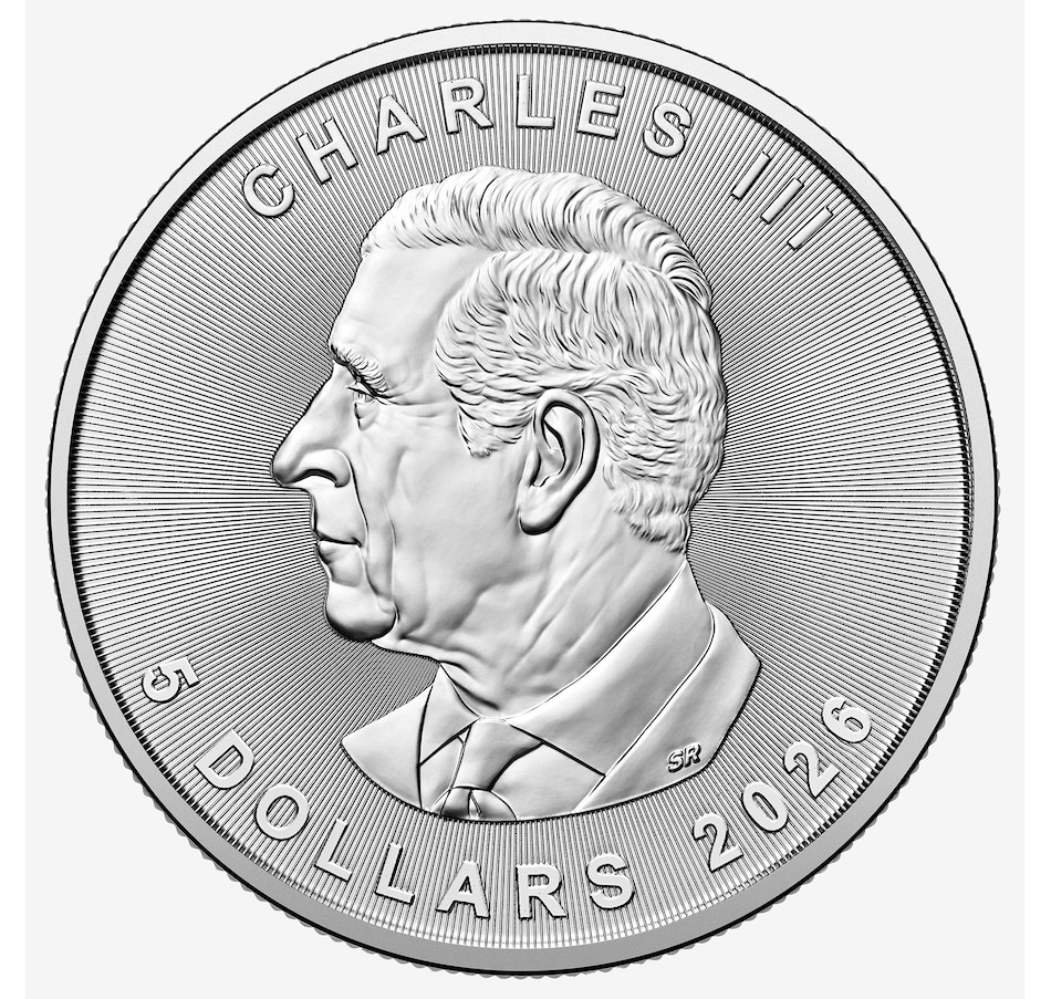 Image 711992_ALTMORE3.jpg, Product 711-992 / Price $109.95, 2026 One-Ounce $5 Pure Silver Treasured Maple Leaf Coin, Limited Edition with Wolf Privy Mark in Display Card from Royal Canadian Mint (RCM) on TSC.ca's Coins department