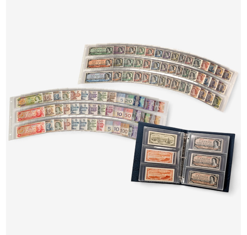 Image 711996.jpg, Product 711-996 / Price $10,995.00, Ultimate Heirloom Banknote Collection (86 notes, from 1954 Devil's Face to 2018) from Canadian Coin & Currency on TSC.ca's Coins department