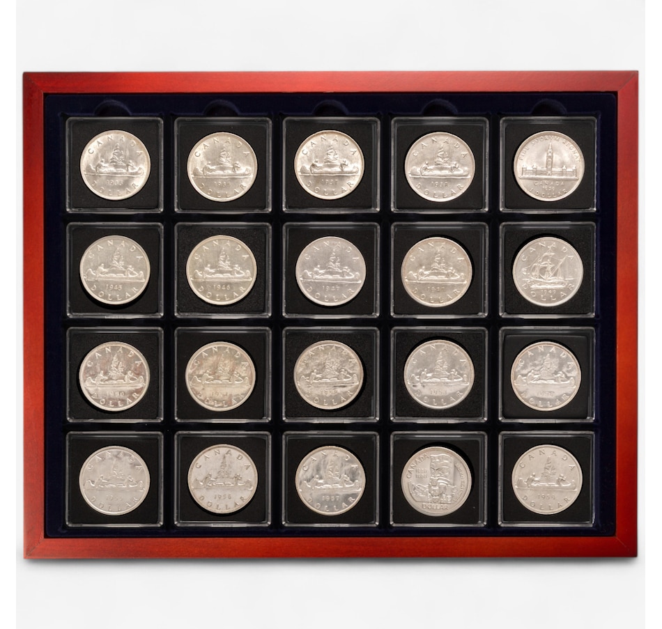 Image 711998_ALTMORE1.jpg, Product 711-998 / Price $2,695.00, Silver Dollar, Nickel Dollar and Loon Dollar Collection, 1935 to 2025 (all but one date of issue) from Canadian Coin & Currency on TSC.ca's Coins department