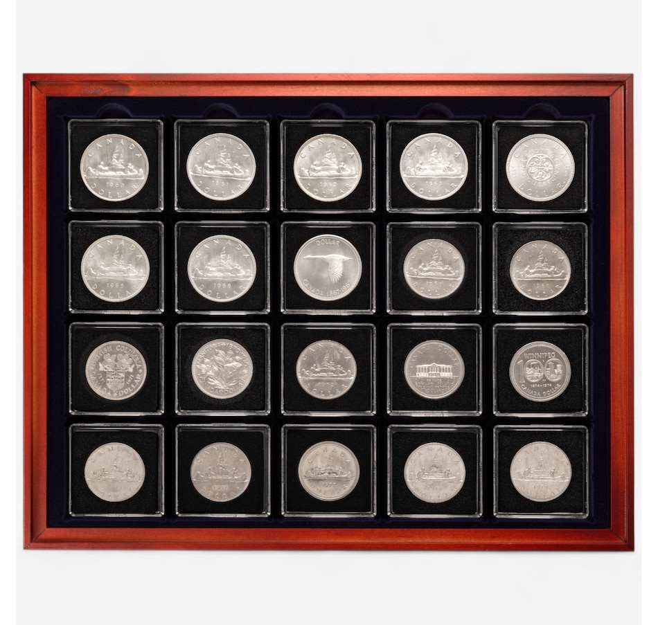 Image 711998_ALTMORE2.jpg, Product 711-998 / Price $2,695.00, Silver Dollar, Nickel Dollar and Loon Dollar Collection, 1935 to 2025 (all but one date of issue) from Canadian Coin & Currency on TSC.ca's Coins department