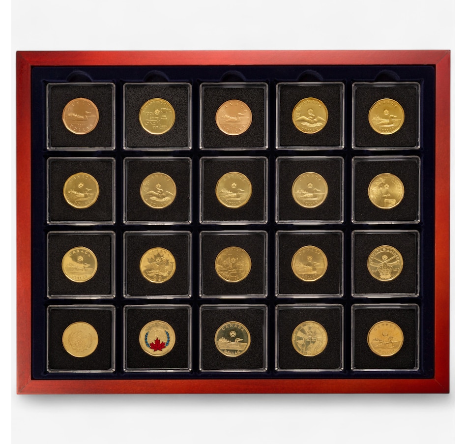 Image 711998_ALTMORE4.jpg, Product 711-998 / Price $2,695.00, Silver Dollar, Nickel Dollar and Loon Dollar Collection, 1935 to 2025 (all but one date of issue) from Canadian Coin & Currency on TSC.ca's Coins department