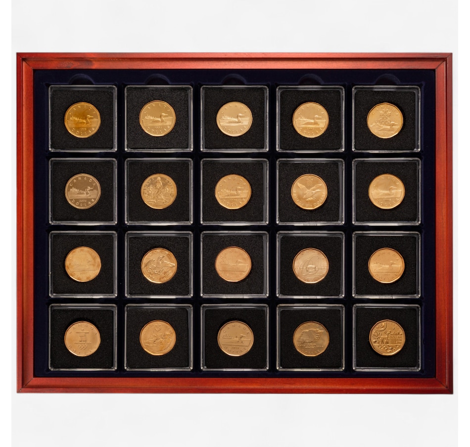Image 711998_ALTMORE5.jpg, Product 711-998 / Price $2,695.00, Silver Dollar, Nickel Dollar and Loon Dollar Collection, 1935 to 2025 (all but one date of issue) from Canadian Coin & Currency on TSC.ca's Coins department
