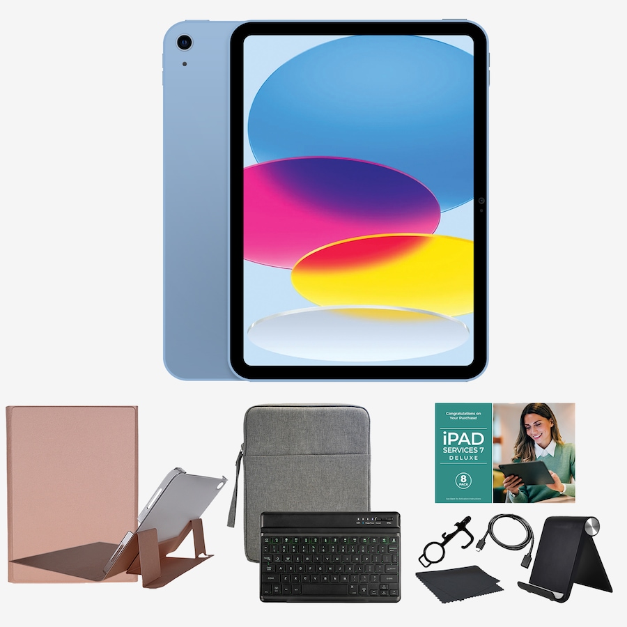 Image 711999_BLRGD.jpg, Product 711-999 / Price $1,157.99 - $1,523.99, Apple iPad (A16) 11" Bundle (128 GB, 256 GB, 512 GB; 2025) from Apple on TSC.ca's Electronics department