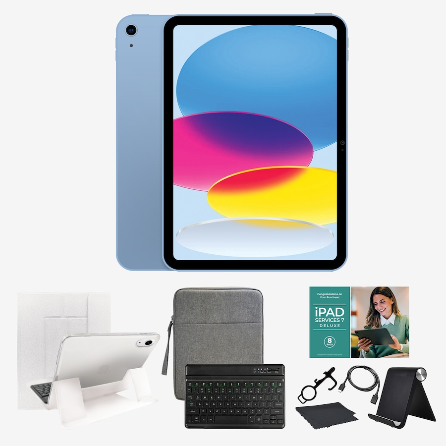 Image 711999_BLW.jpg, Product 711-999 / Price $1,157.99 - $1,523.99, Apple iPad (A16) 11" Bundle (128 GB, 256 GB, 512 GB; 2025) from Apple on TSC.ca's Electronics department