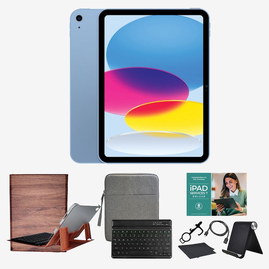 Image 711999_BLWD.jpg, Product 711-999 / Price $1,157.99 - $1,523.99, Apple iPad (A16) 11" Bundle (128 GB, 256 GB, 512 GB; 2025) from Apple on TSC.ca's Electronics department