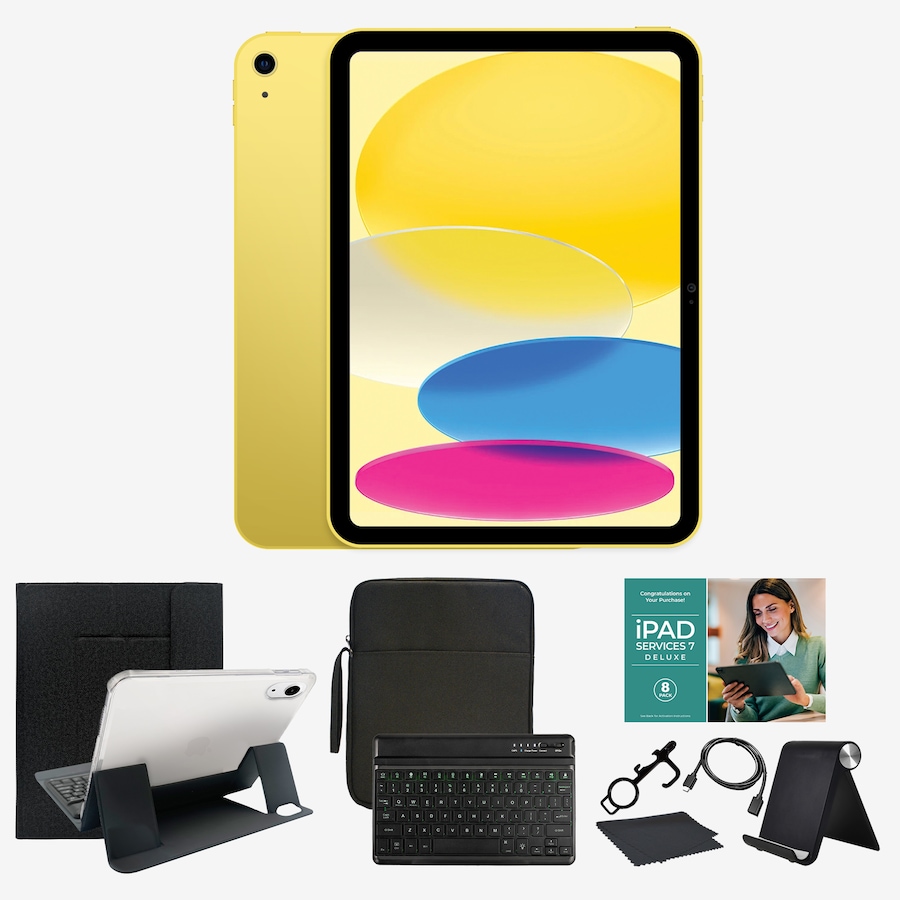 Image 711999_YBLK.jpg, Product 711-999 / Price $1,157.99 - $1,523.99, Apple iPad (A16) 11" Bundle (128 GB, 256 GB, 512 GB; 2025) from Apple on TSC.ca's Electronics department
