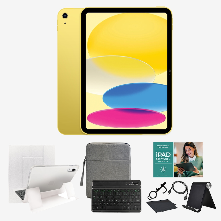 Image 711999_YLW.jpg, Product 711-999 / Price $1,157.99 - $1,523.99, Apple iPad (A16) 11" Bundle (128 GB, 256 GB, 512 GB; 2025) from Apple on TSC.ca's Electronics department
