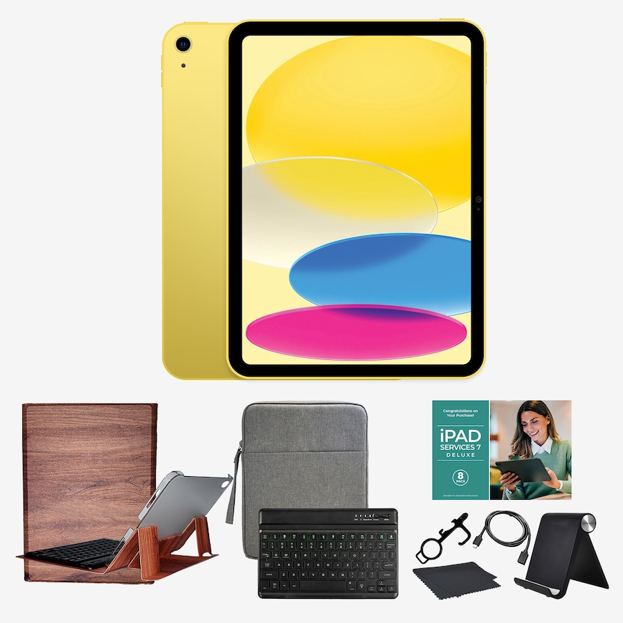 Image 711999_YLWD.jpg, Product 711-999 / Price $1,157.99 - $1,523.99, Apple iPad (A16) 11" Bundle (128 GB, 256 GB, 512 GB; 2025) from Apple on TSC.ca's Electronics department