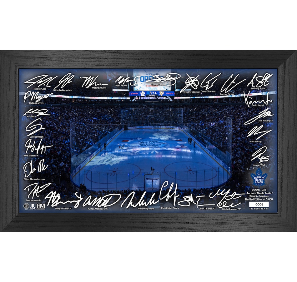Image 712012.jpg, Product 712-012 / Price $99.99, Toronto Maple Leafs 2024–25 Signature Rink from Highland Mint on TSC.ca's Sports department