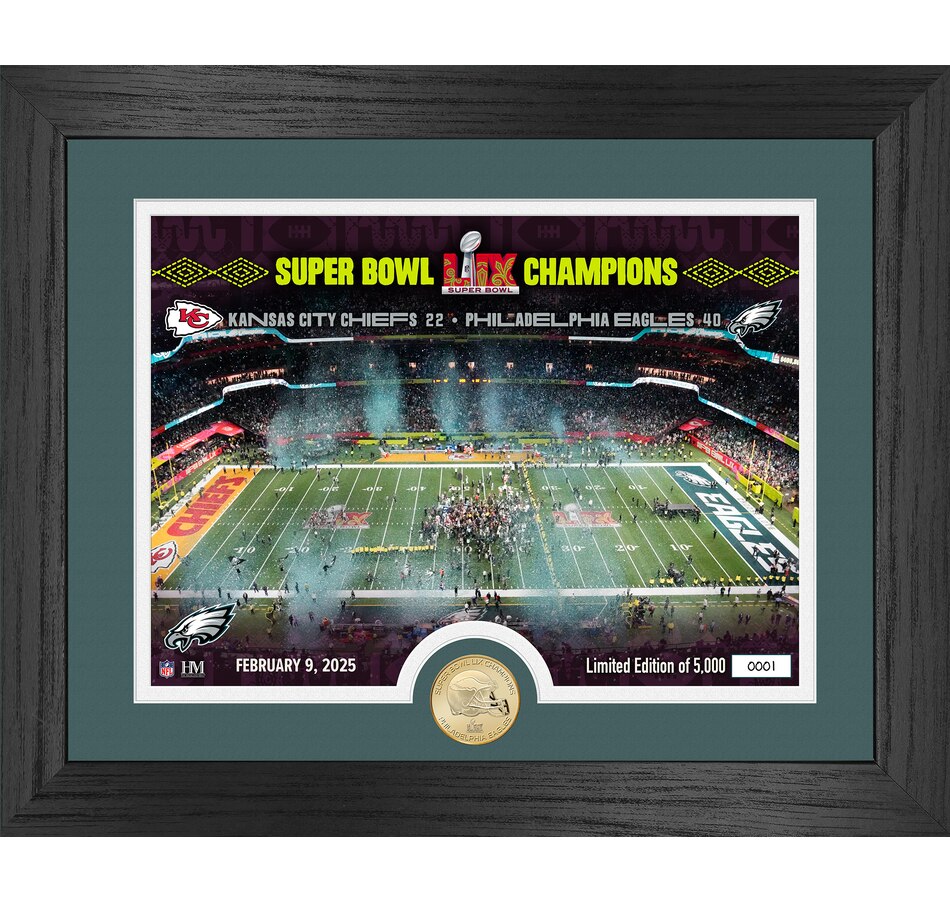 Philadelphia Eagles Super Bowl LIX Champions Celebration Frame - TSC.ca