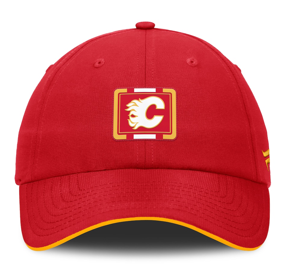 Image 712105_ALTMORE1.jpg, Product 712-105 / Price $54.99, Men's Calgary Flames Fanatics Blue Authentic Pro Rink Pinnacle Adjustable Hat from Fanatics on TSC.ca's Sports department