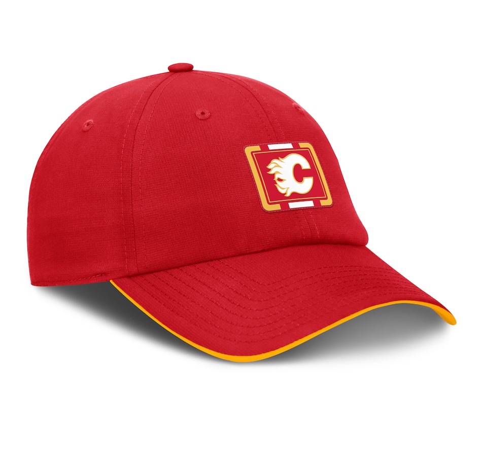 Image 712105_ALTMORE2.jpg, Product 712-105 / Price $54.99, Men's Calgary Flames Fanatics Blue Authentic Pro Rink Pinnacle Adjustable Hat from Fanatics on TSC.ca's Sports department