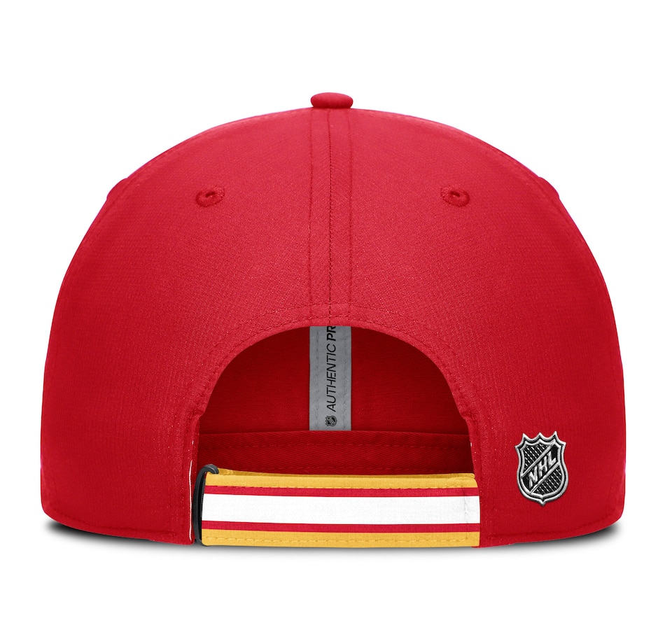 Image 712105_ALTMORE3.jpg, Product 712-105 / Price $54.99, Men's Calgary Flames Fanatics Blue Authentic Pro Rink Pinnacle Adjustable Hat from Fanatics on TSC.ca's Sports department