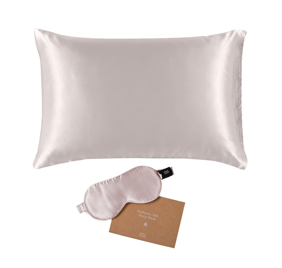 Image 712134_ODP.jpg, Product 712-134 / Price $95.00 - $105.00, Silk & Snow Pillowcase & Eyemask Exclusive Bundle from Silk & Snow on TSC.ca's Home & Garden department