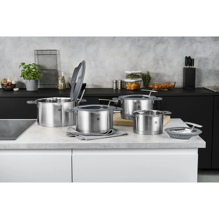 Image 712212_ALTMORE8.jpg, Product 712-212 / Price $449.99, Zwilling 5-Piece Simplify Pot Set (round, stainless steel) from Zwilling on TSC.ca's Kitchen department