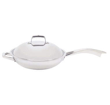 Zwilling Truclad 12.5" 18/10 Stainless Steel Wok with Lid