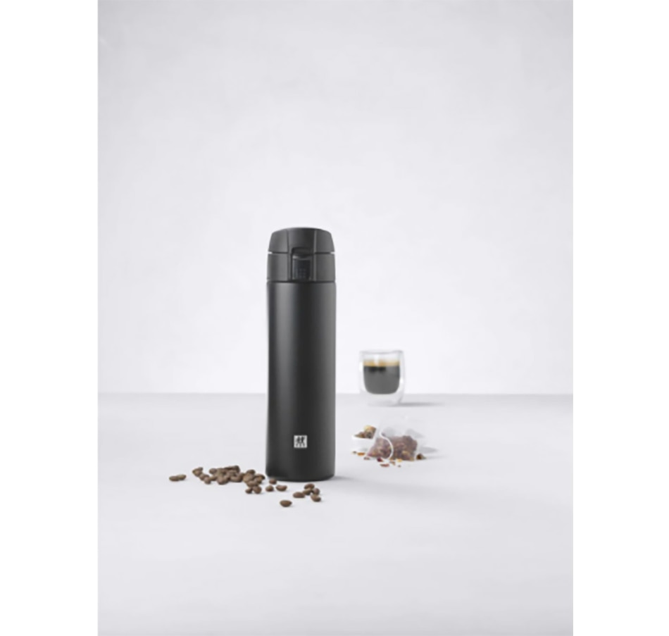 Image 712232_ALTMORE4.jpg, Product 712-232 / Price $30.99, Zwilling Stainless Steel Thermo Flask (450 ml, black) from Zwilling on TSC.ca's Kitchen department