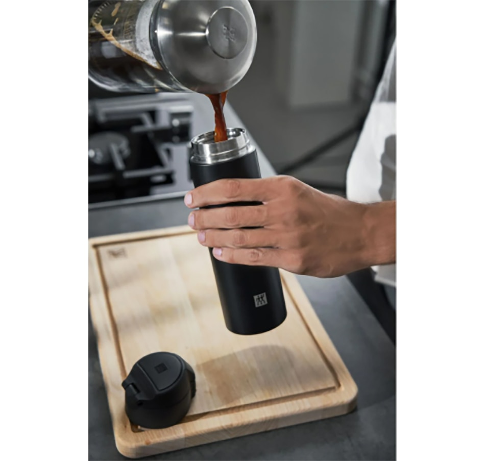Image 712232_ALTMORE5.jpg, Product 712-232 / Price $30.99, Zwilling Stainless Steel Thermo Flask (450 ml, black) from Zwilling on TSC.ca's Kitchen department