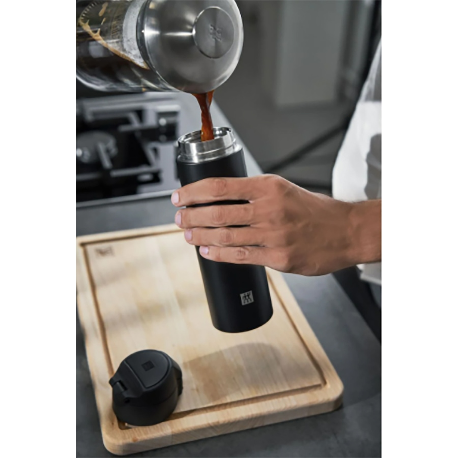 Image 712232_ALTMORE5.jpg, Product 712-232 / Price $30.99, Zwilling Stainless Steel Thermo Flask (450 ml, black) from Zwilling on TSC.ca's Kitchen department
